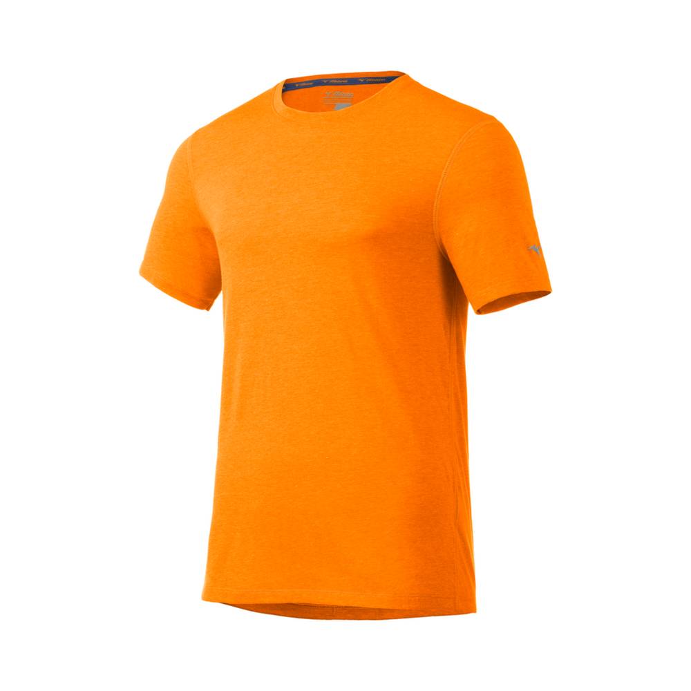 Camiseta Mizuno Inspire - Homem - Laranja - JWOUP1987